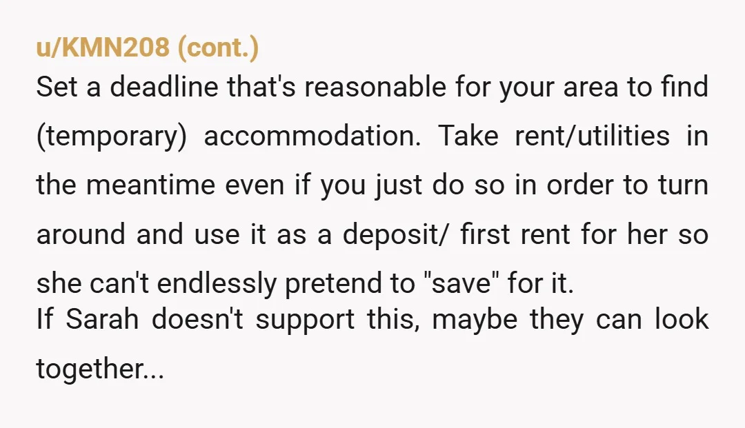 u/ItsaTheMal Unfortunately If you're already paying the majority of the bills you don't need your gfs income and it will inevitably come down to either the friend goes or your...