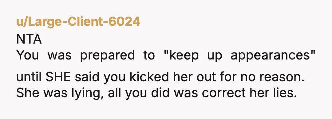 u/FishScrumptious
This doesn't feel real.
This screams missing reasons, if it's real.