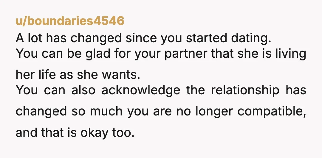 u/Dick-the-Peacock NTA. Your partner may be changing in ways that make them no longer compatible with you sexually. I’m very sorry if that’s the case.