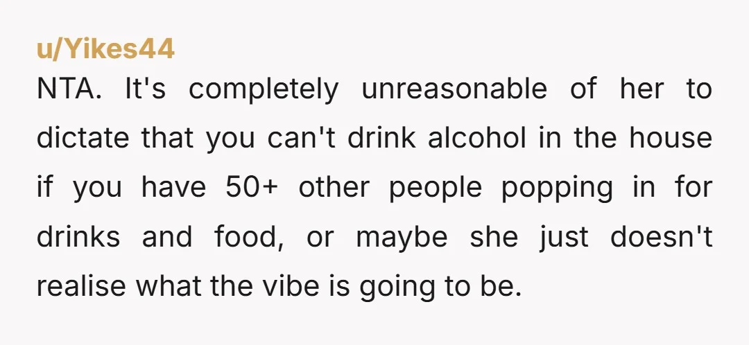 u/kick_him Nta.....but, why does your mom think it's unnecessary to have all those people around children? Are children meant to be secluded or are the Mexicans too much for her...