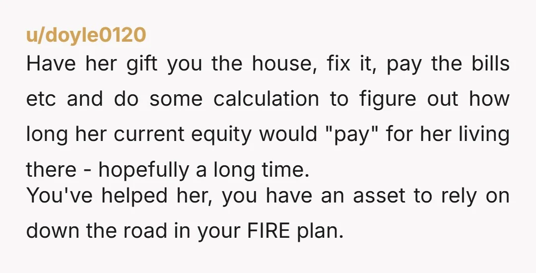 u/AcceptableMortgage85 This is a very difficult issue, beyond money. I hope you find a solution that works for you.