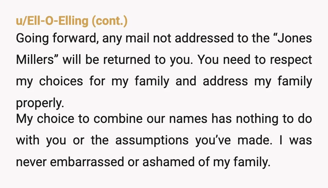 u/magical-optician-22 I’d suggest that she can accept it or just not be part of the further journey. Your family is your choice and if she’s religious just drive it home...