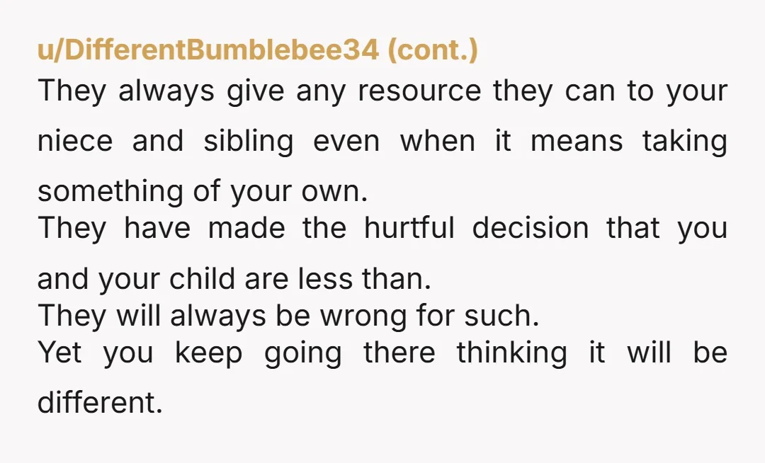 u/mela_99
NW.
People like this add nothing to your life.
Don’t subject your children to watching their grandparents crush their mother’s spirit.