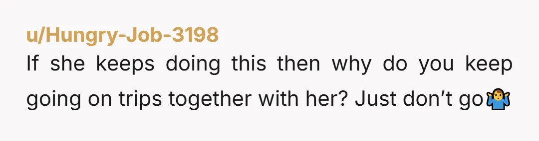 u/thomb74 NTA obviously Unsolicited advice: this is what boundaries are about. Decide what you'll put up with and how much. It would nice to have a grandmother who 1 respects...