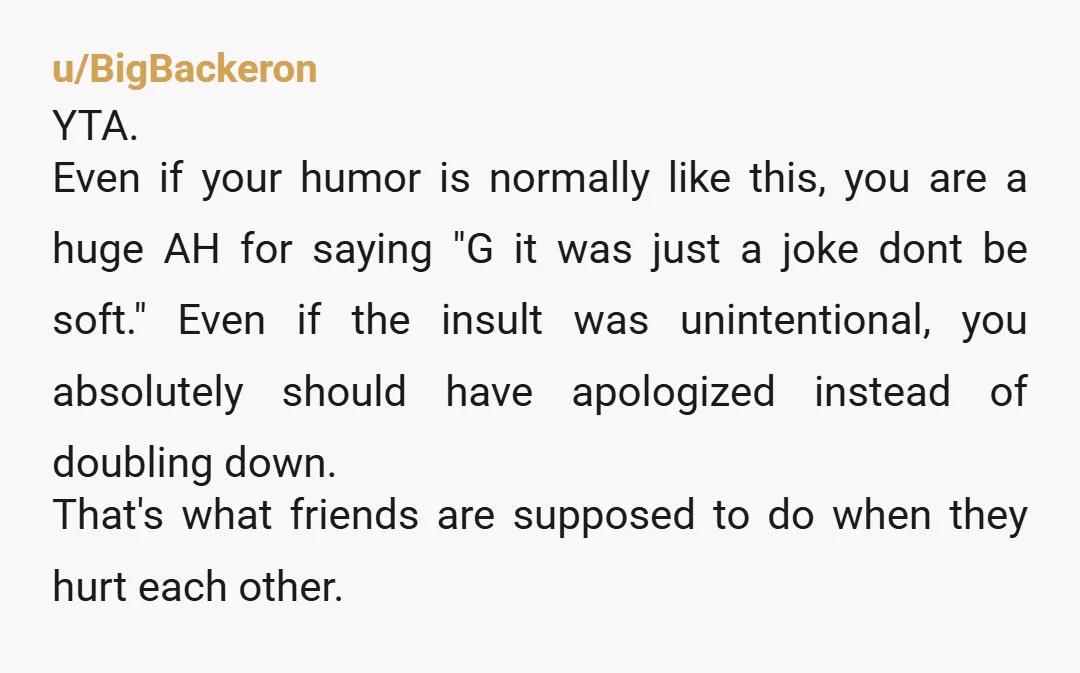 u/jbarneswilson
INFO: in what world would you NOT be TA for what you said?