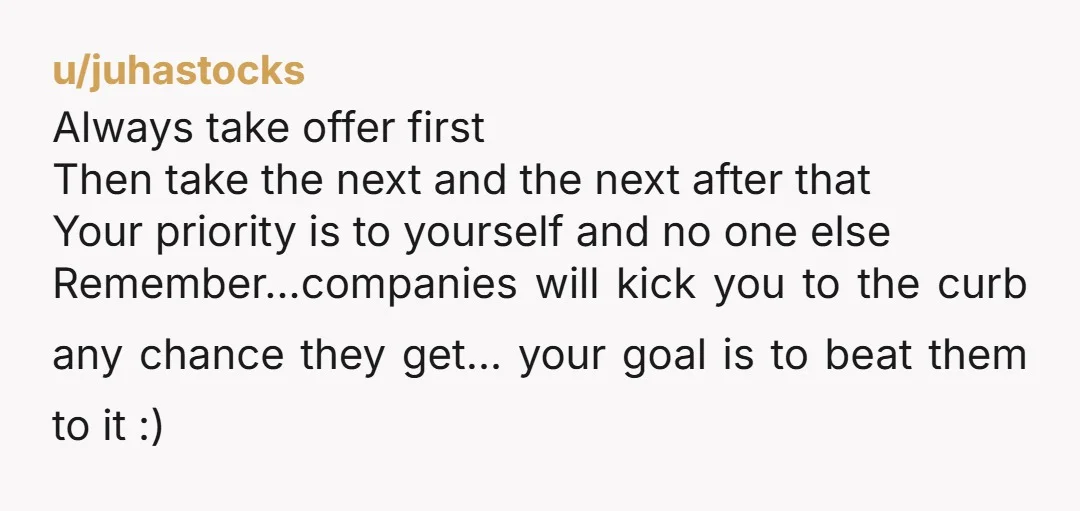 u/Specialist_Range_872 I took an offer from company #1, started the background check and it was still 2 weeks and the background wasn’t done, so I said I would still be...