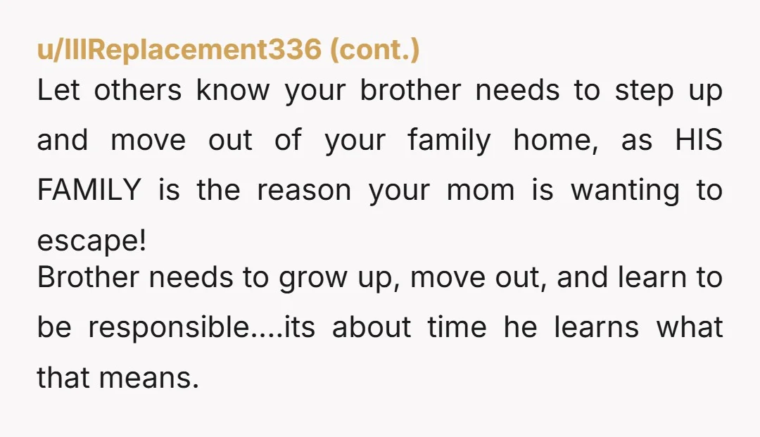 u/Prudent_Anxiety_3018 Protect yourself. Let Brother earn all of the favor he's been bestowed. That's what I did as the scapegoat who turned out well. I let mom have the Golden...