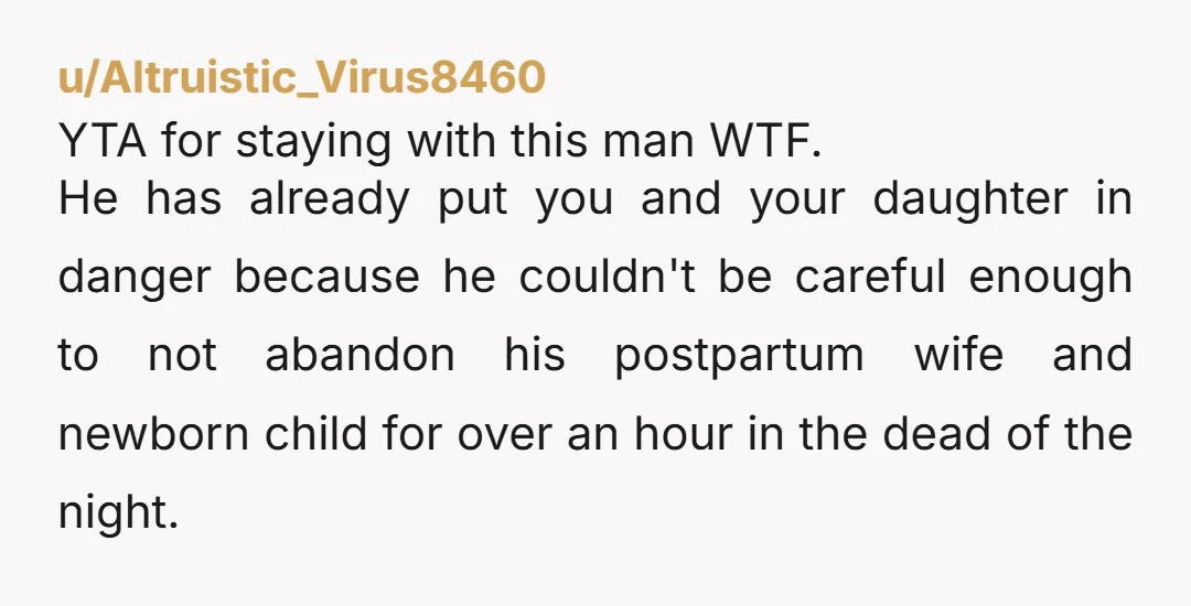 u/brostille
ask yourself honestly - do you resent him? and is this something you'll ever truly forgive?