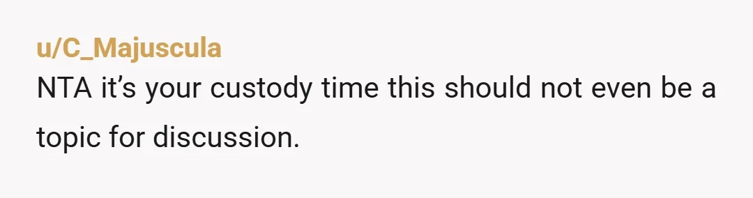 u/NobodysBabyDaddy NTA. Your ex is prioritizing his new GFs kids, and not his own Daughter. He's more concerned with keeping them happy, and trying to force a happy family scenario....