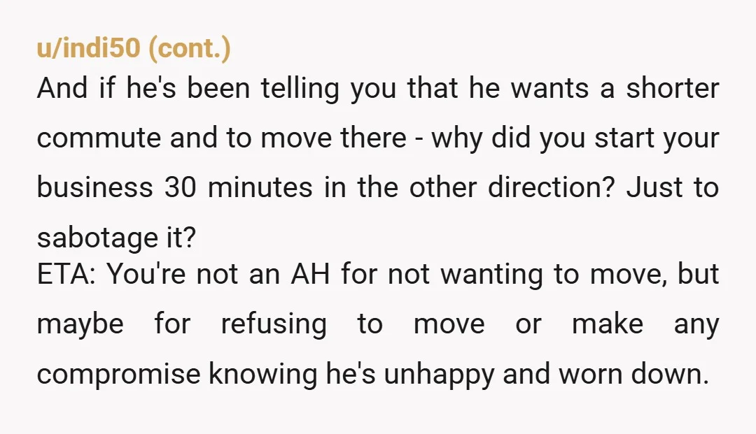 u/starkestrel Of course he hasn't tried to build community there; it's a 60-minute drive home to where his family is. You are benefitting from his sacrifice, and you don't sound...