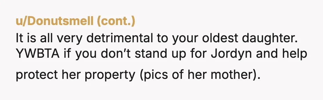 u/likeahike NTA, but, you are underreacting. You need to protect your daughter from your wife ASAP. Your wife has shown herself to be cruel and manipulative. Don't be surprised when...