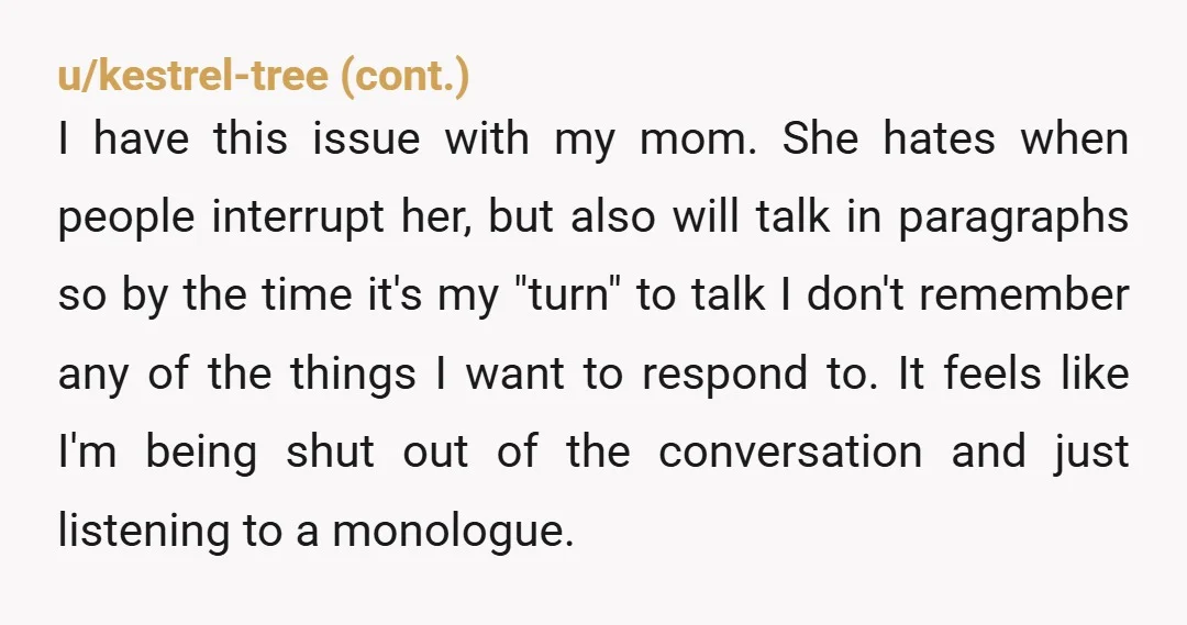 u/Help_me_im_sauced Hey my gf does this and basically says the same thing. She has terrible ADHD and some aspects really aren’t controllable, and it sounds like that is what’s happening...