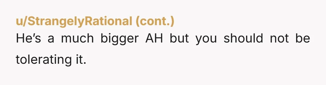 u/BeachinLife1 Wow, your husband assaulted your minor son and this is your answer? If I were your son, I'd call the police and file a report. Since, you know, you're...