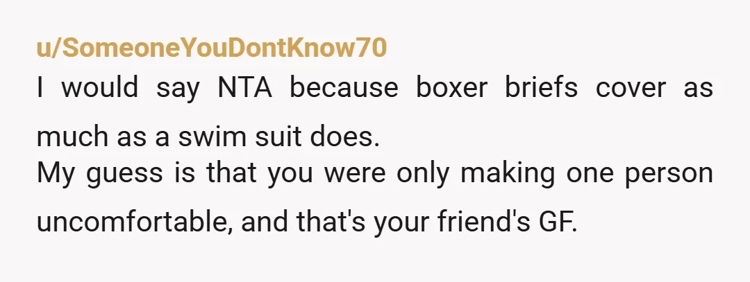 The issue was that didn’t apply to me. Yes, it did, and you dressed according to the theme, completely appropriately.