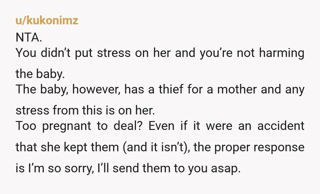 u/hosalabad
Mark them as lost so she can't use them, and buy new ones.