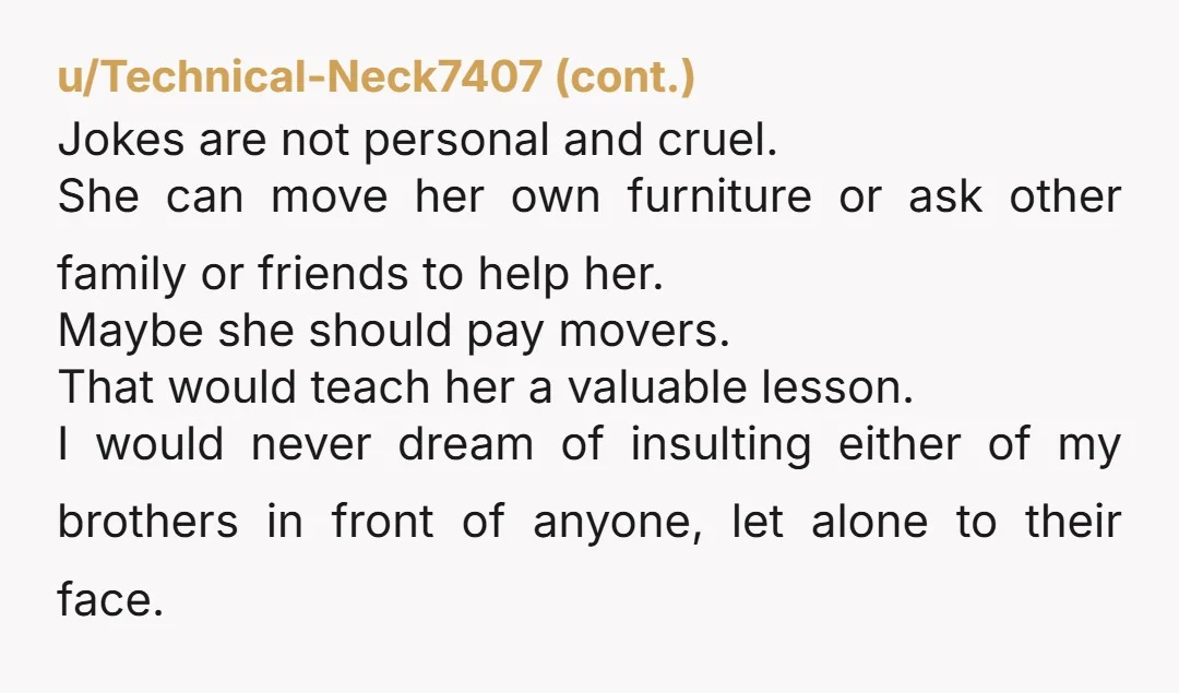 u/Acceptable-Cable977 NTA she embarrassed you and apparently does it behind your back all the time . the quicker you cut her out of your life the saner you will be.