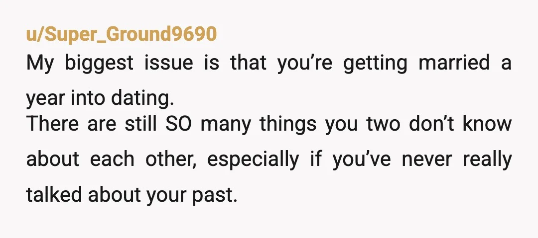 u/Haunting_Green_1786
YTA
You intentionally hid your past of being an actress in adult films.
HOW will you explain if his colleague/friend comes across your film/s?!!!