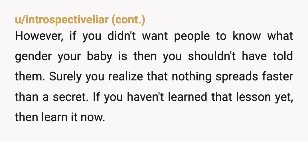 u/flowerybutterfly96 Everybody with any sense knows who the parents are. The inlaws are being very extra. Your partner needs to tell them to chill all the way out or face...