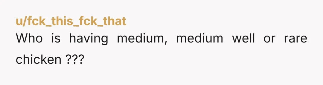 u/mgquantitysquared I think they're just using the literal translation of "pollo bien hecho"