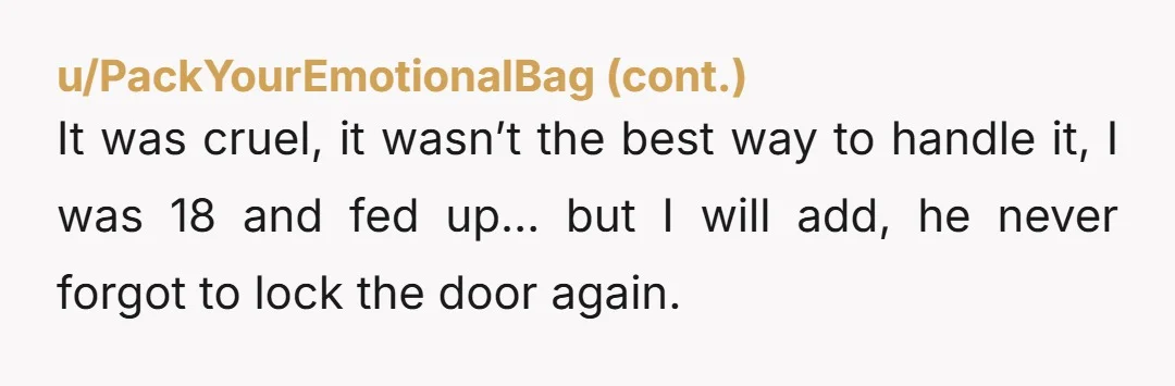 u/Ahwtfohok I feel you, that's unacceptable. One time me and my roommates were chilling in the living room of our apt when someone tried our door. We got up and...