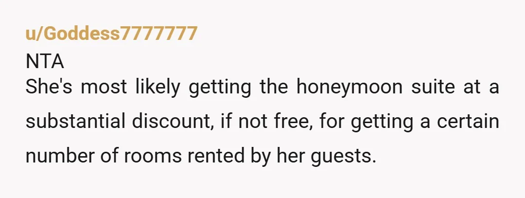 u/littlekixt I've never been married, but if it's THAT close, and so much savings, I would say NTA. Perhaps, softly communicate to bride one more time that these savings make...