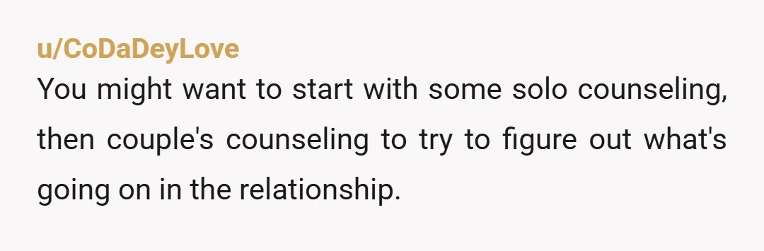 u/Outrageous_Ad4252 Fortunately you gain time, which you clearly need. That you cancel right before a wedding and feel relief is quite telling. And timely.