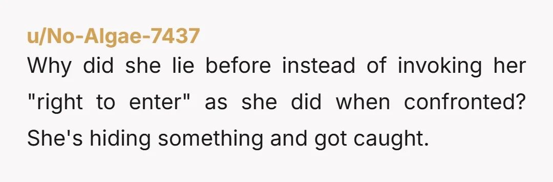 u/Professional-Age8384
Why don't you send the footage to everyone who sided with her? Then move out. NTA