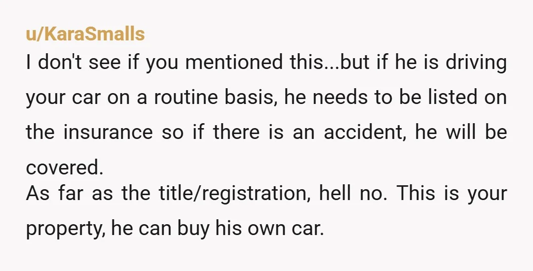 u/frope_a_nope
He is adding to the depreciation.
Adding wear and tear. Car rentals make you pay for your own insurance, gas, and any parking tickets.