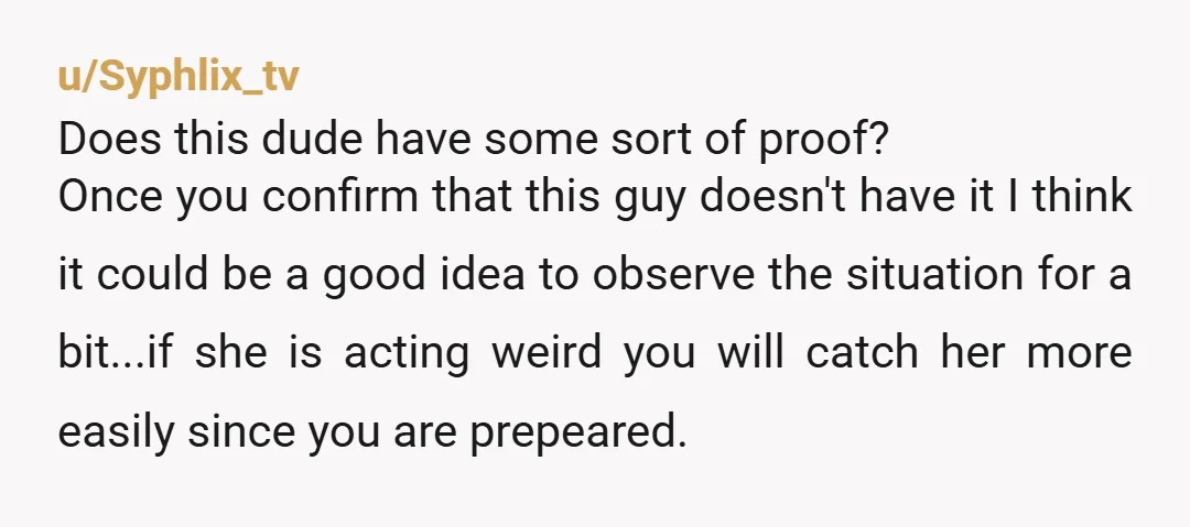 u/RedWizard92 I would observe her. See if there is any connection to spending more time there and pulling away form you, particularly regarding intimacy. The fact that she scheduled her...