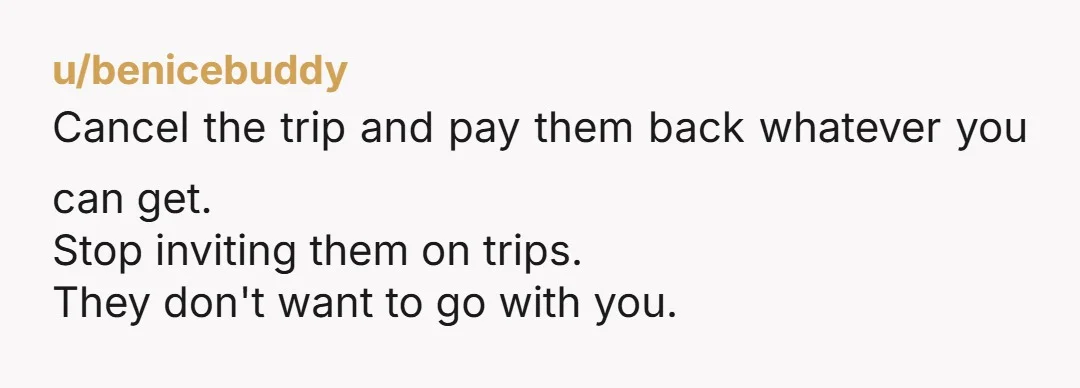 u/Glittering-Ear-2315 Sorry, this happened. I am sure you were surprised and didn’t even know how to react at the time you found out as prior plans were pretty much made...