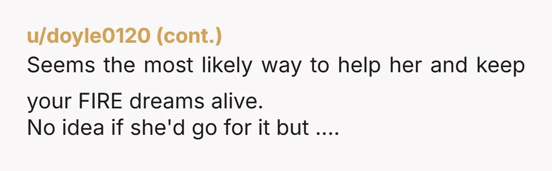 u/These_Comparison_427 She can’t afford and doesn’t need the house. Get it sold and get her into a condo that she can afford. You will probably still have to liquidate a...