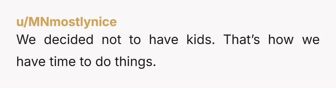 u/ggc5009 This sounds like a you problem. If you let your kids do all the things taking up every night of the week, it's no wonder you have no time....