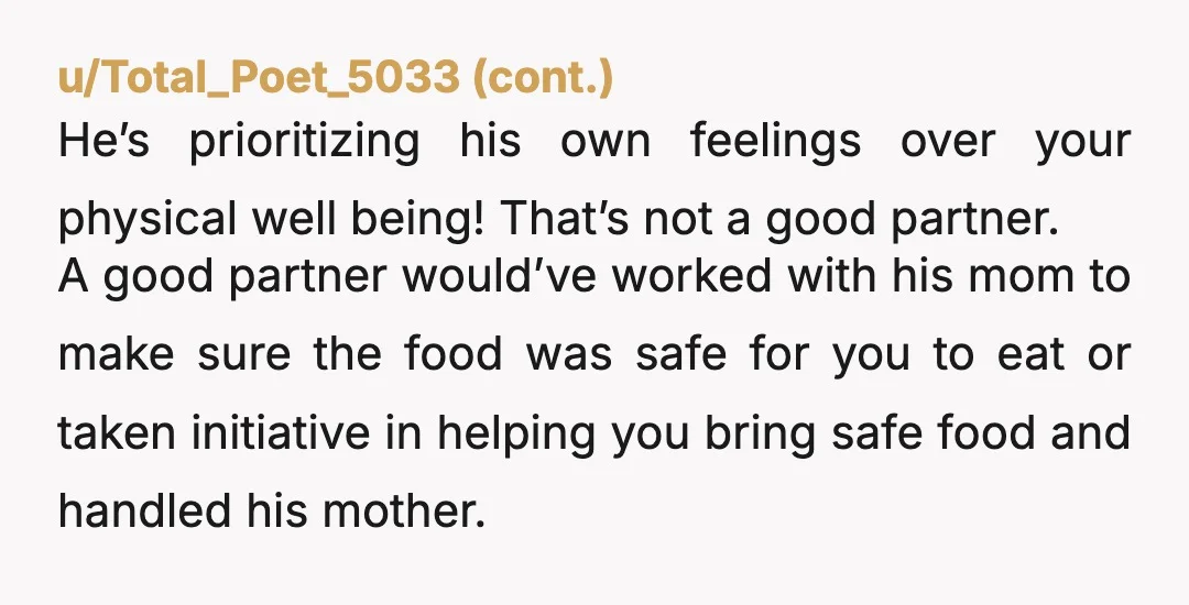 u/ptheresadactyl You're NTA for not wanting to risk triggering your celiac again, but you needed to communicate it WAY earlier. You knew full well that food is an important cultural...