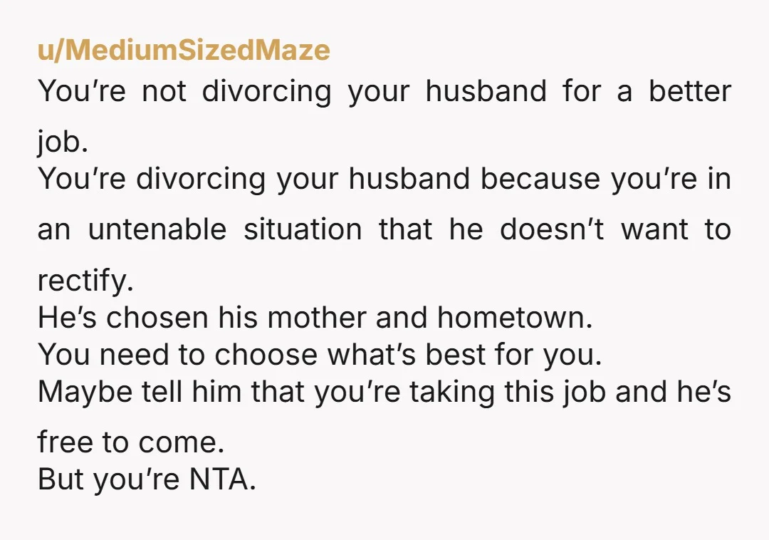 u/WyvernJelly I'm leaning towards NTA but this isn't just about the job. This is about your mental health and the fact that it sounds like you've been living in a...
