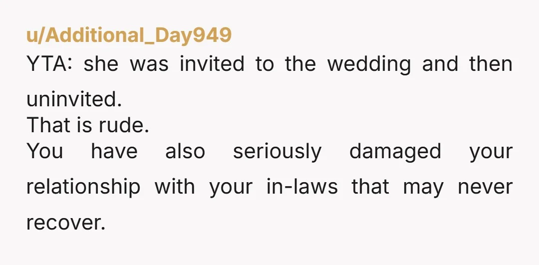 u/inkedbabytalk YTA for how you're handling this communication. You decided on a child free wedding which is totally fine but then you're being wishy washy about it. Either stick to...