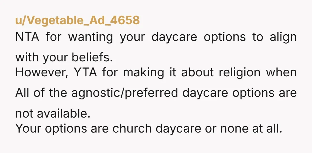 u/UsefulPaper4063 How long of a wait do you think there will be for the preferred daycare? That is the biggest question you need to find out the answer for. Keep...