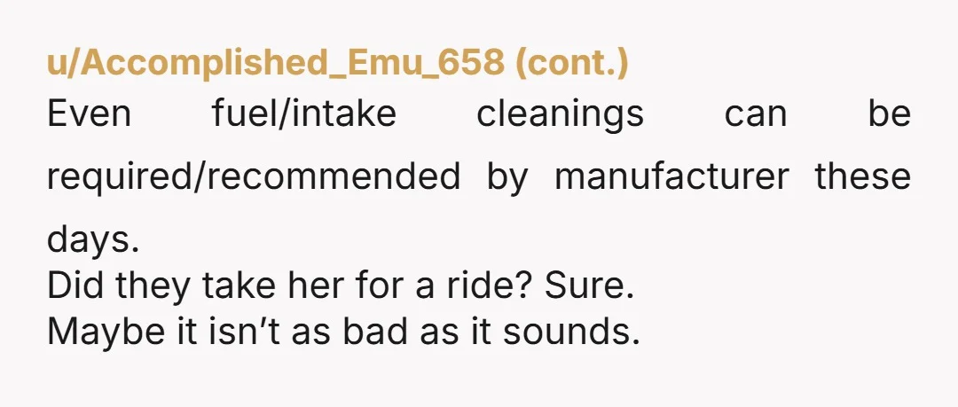 u/Cinderkin And she didn't run it by you before dropping 3K? I don't think money is an issue for you guys, because my wife would run $100 by me let...