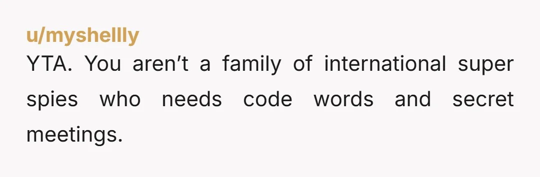 u/BuyerHaunting4843 This is hysterical. You're trying desperately to keep your old family unit together and get the 'kids' to provide support and financial assistance by excluding the spouses lolololol. Secret...