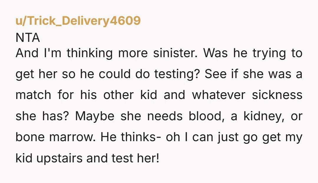 for not thinking about how much he might be missing his daughters. Seriously? He's the one who not only cheated on you but signed up all his rights. He abandoned...