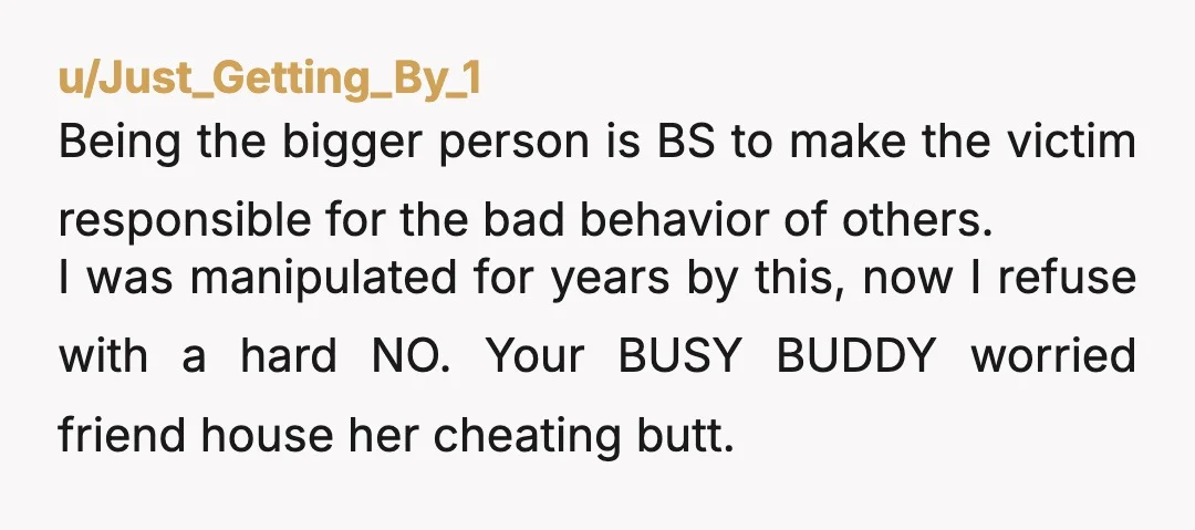 u/New_Professional2300 She will suck all the life & money out of you. The child with her should be with foster care or family if they are homeless. Report her to...