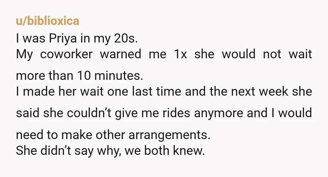 u/DaizyDoodle
It’s time Priya bought herself a Prius and drove herself to work.