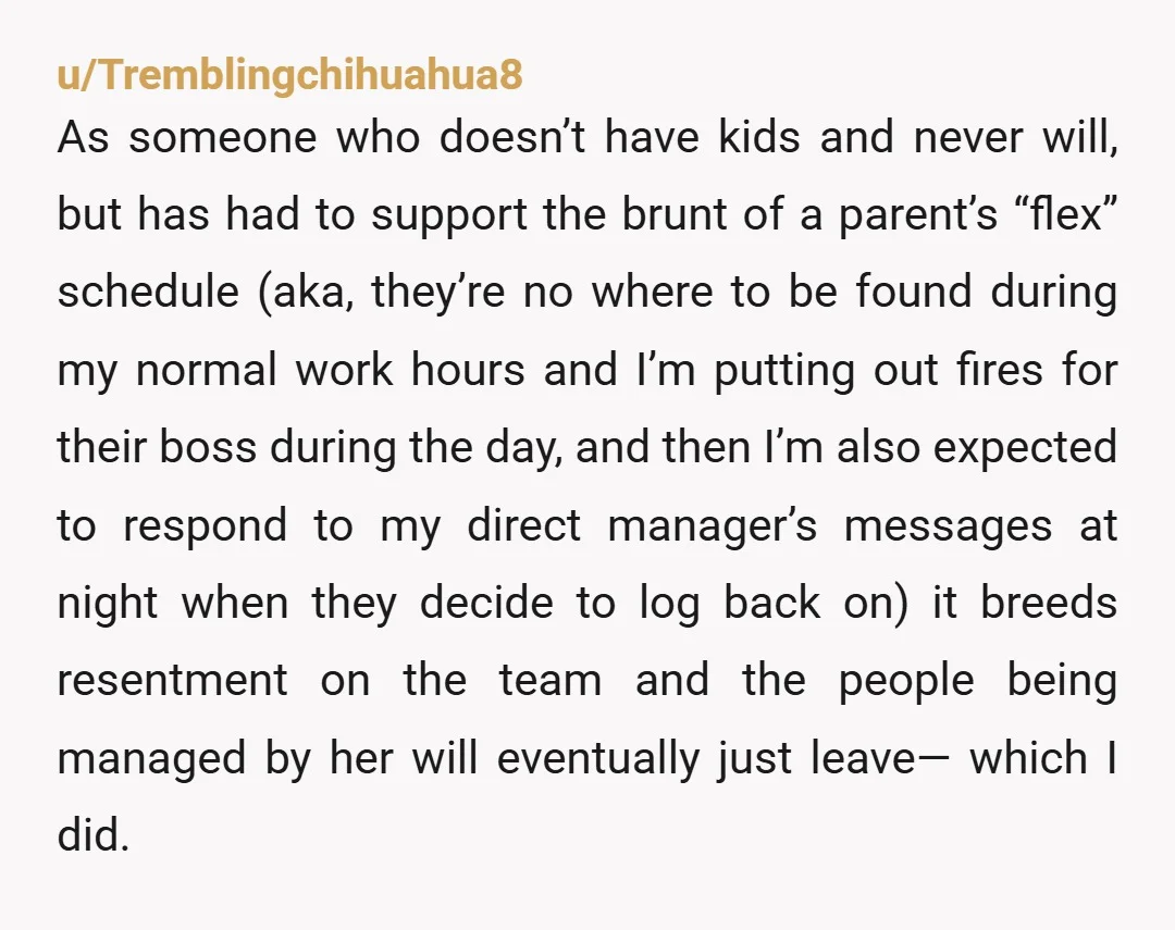 u/mel34760
Kinda wild she is just telling you what her working arrangements will be. 🤷‍♂️