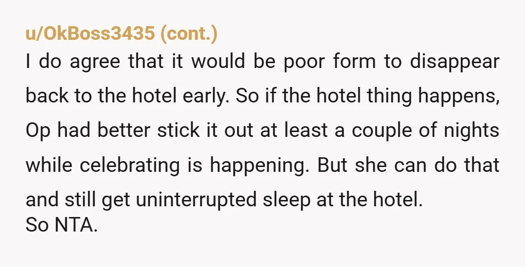 u/Savings-Breath-9118 I don’t understand all the y t a? These are young adults, not kids. I wouldn’t sleep on a pullout couch or in the bed with somebody. I wasn’t...