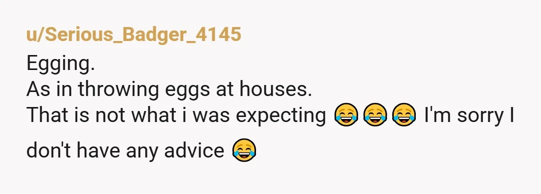what if he gets arrested? He’s 60. He spends the night in jail like a grown man who got drunk and threw eggs at houses deserves to, or bails himself...
