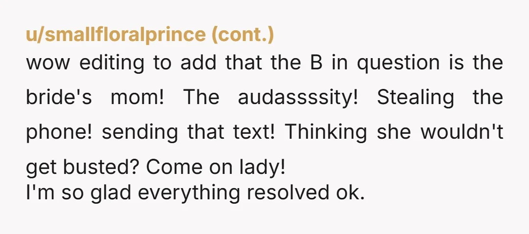 u/wishingforarainyday
You’re going to damage your hair to get it back to what you want.
You should wear a wig or step down from the wedding.
She’s being unreasonable