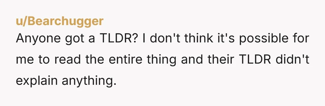 u/LadybugGirltheFirst
Did he happen to drop off some punctuation while he was there?