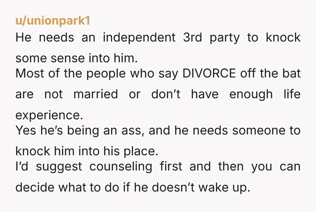 u/desert-luv Oof. I’m in a similar situation but we don’t have children (which makes a big difference). It sounds like you are carrying more than your share of the work...