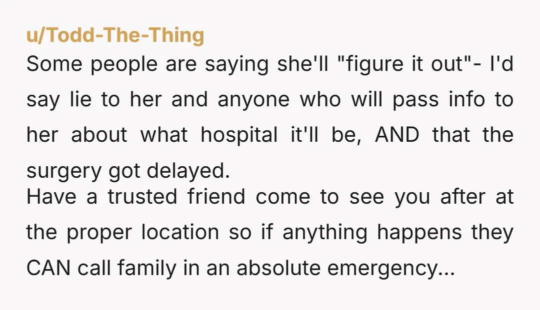 u/JulieWriter I think you're making a good choice here, for what it's worth. People like this are not helpful when you are recovering, generally, because it's not about them and...