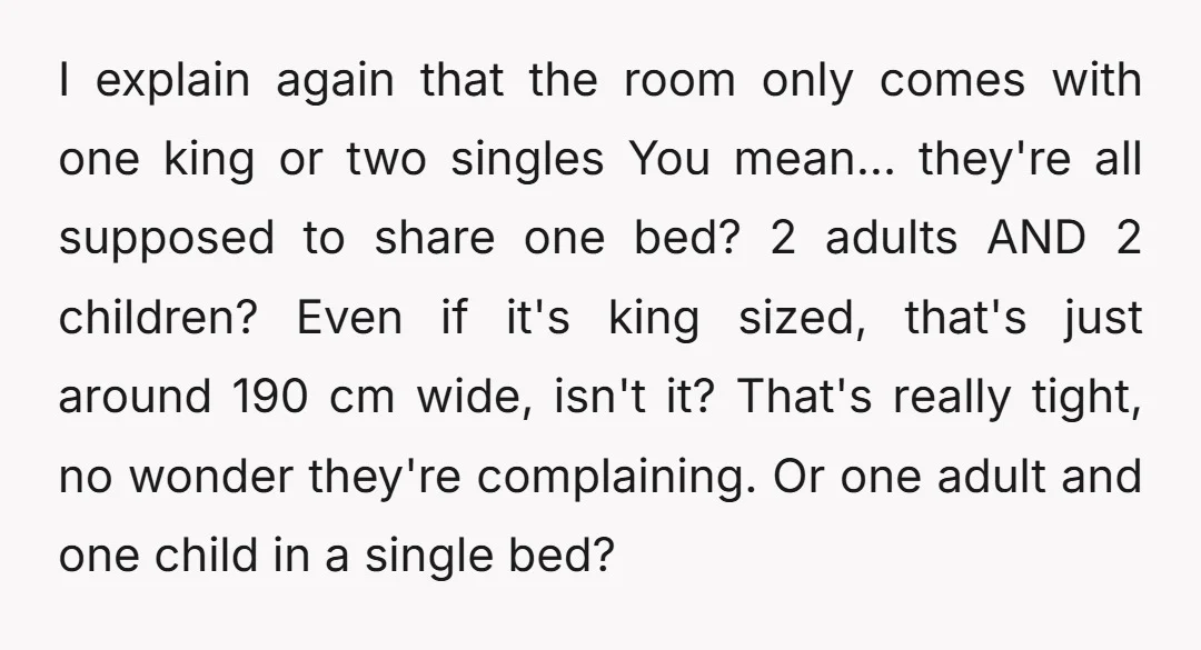 u/jgirlme I’ve travelled a bit, but I’ve never been to Asia yet. If I saw a room advertised for 2A/2C, I’d assume it was for 2 queens or a King/queen...