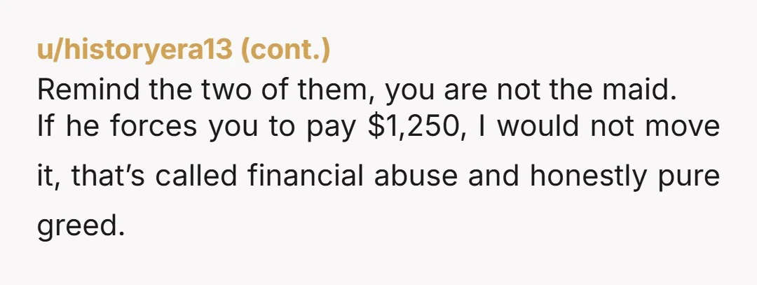 u/The_Jibbity
You should split the $1250, if he’s not down for that GTFO!